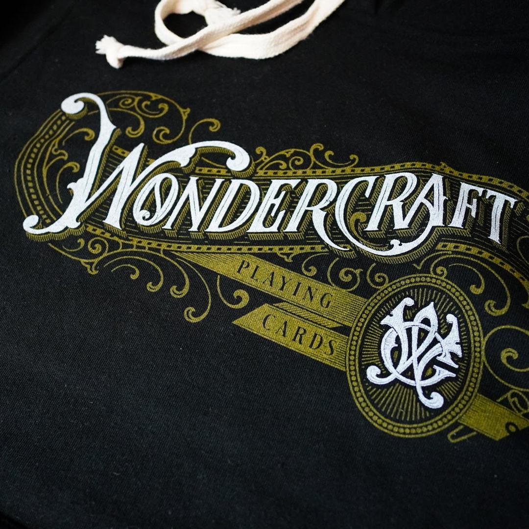 Wondercraft Logo Hoodie - Black-Playing Cards-Wondercraft