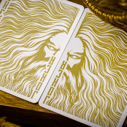 Zeus Mighty Gold Playing Cards by Chamber of Wonder-Playing Cards-Wondercraft