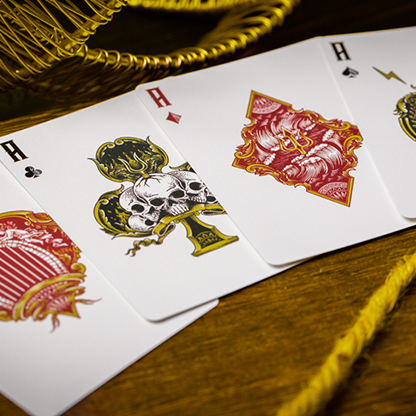 Zeus Mighty Gold Playing Cards by Chamber of Wonder-Playing Cards-Wondercraft