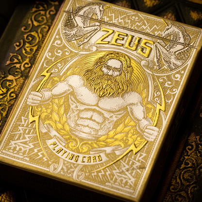 Zeus Mighty Gold Playing Cards by Chamber of Wonder-Playing Cards-Wondercraft
