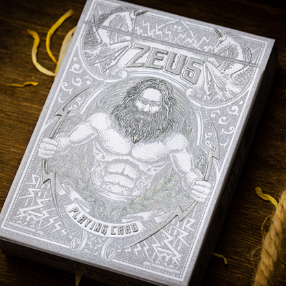 Zeus Sterling Silver Playing Cards by Chamber of Wonder-Playing Cards-Wondercraft