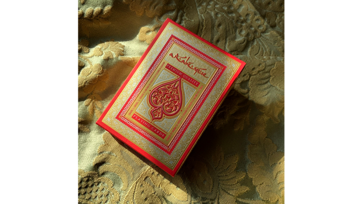 ARABESQUE Playing Cards - Player&#39;s Edition (Red) by Lotrek