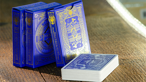 Pinocchio Sapphire Playing Cards (Blue) by Elettra Deganello