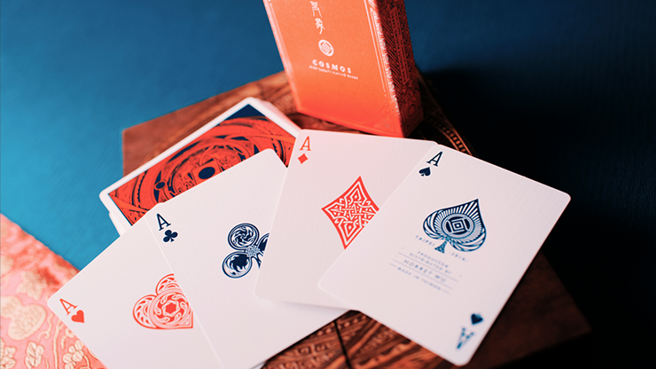Cosmos Playing Cards (Red/Orange)