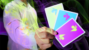 Jaspas Eggplant Playing Cards