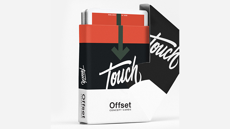 Offset Orange Playing Cards by Cardistry Touch