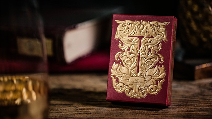 Luxury Sword T (red) Playing Cards by TCC