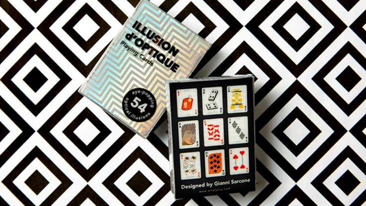 Illusion d&#39;Optique Playing Cards by Art of Play