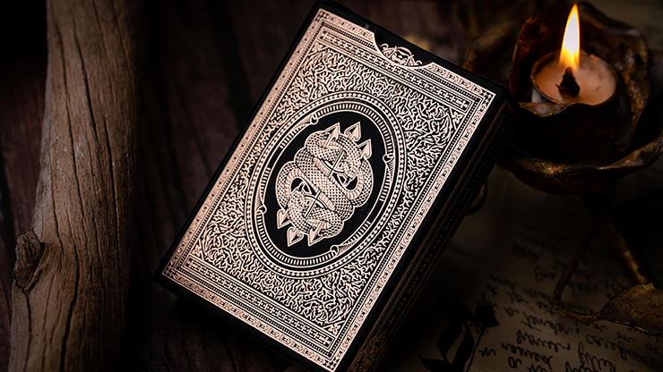 Devil's in the Details Rose Gold Playing Cards