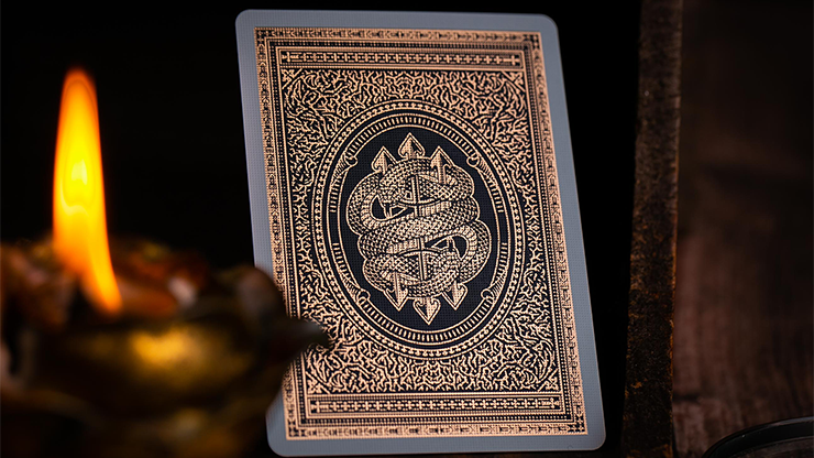 Devil's in the Details Rose Gold Playing Cards