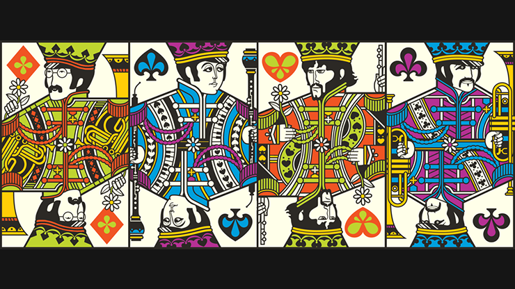 The Beatles (Green) Playing Cards