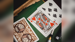 Antler Playing Cards (Persimmon) by Dan and Dave