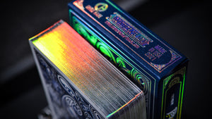 Holographic Gilded Wonder Playing Cards