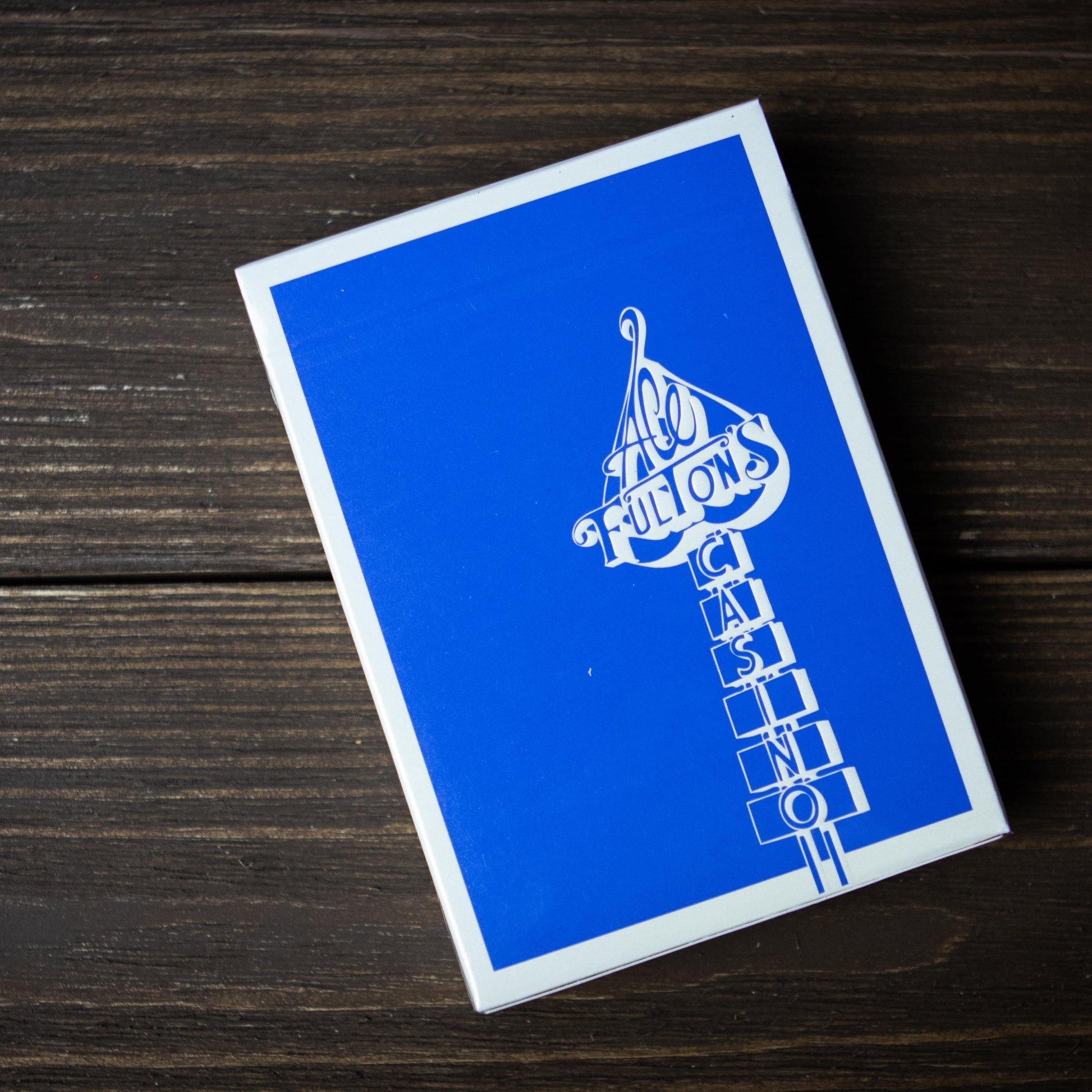 Ace Fulton - Blue-Playing Cards-Wondercraft