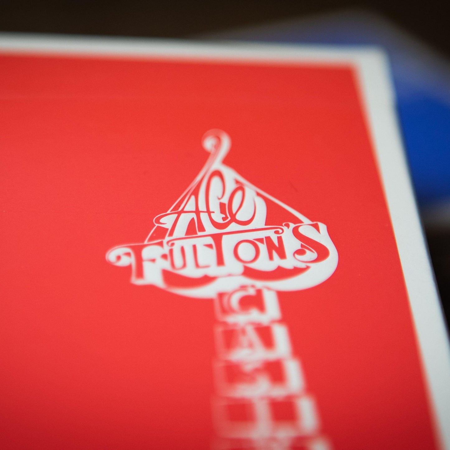 Ace Fulton - Red-Playing Cards-Wondercraft