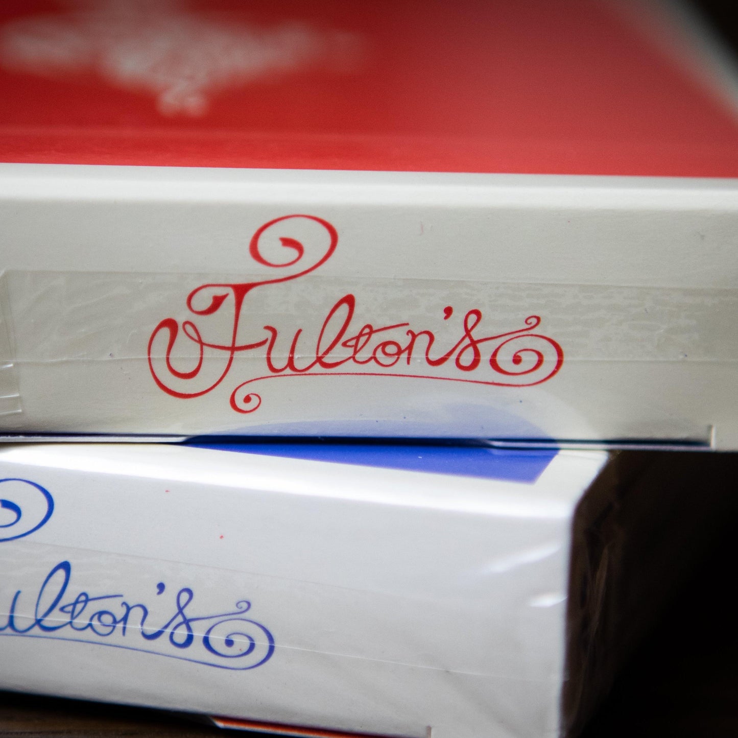 Ace Fulton - Red-Playing Cards-Wondercraft