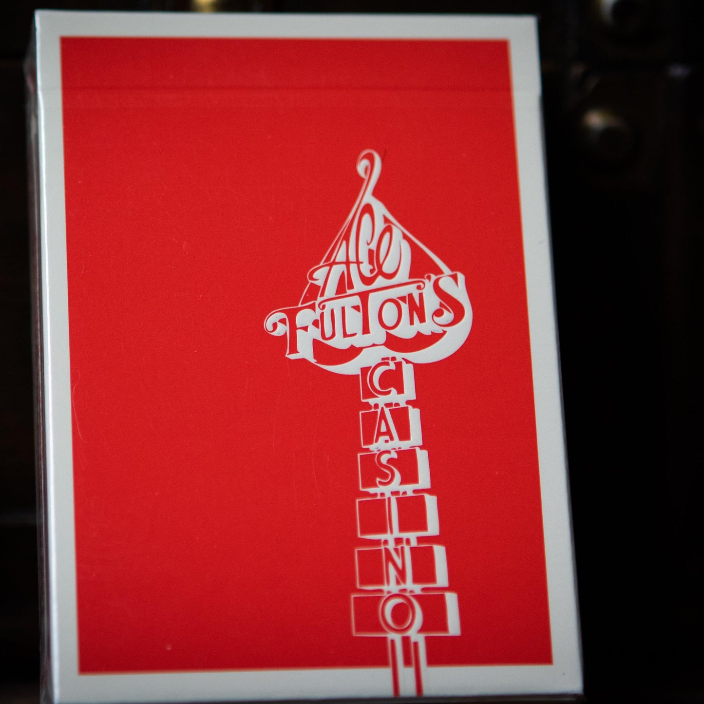 Ace Fulton - Red-Playing Cards-Wondercraft