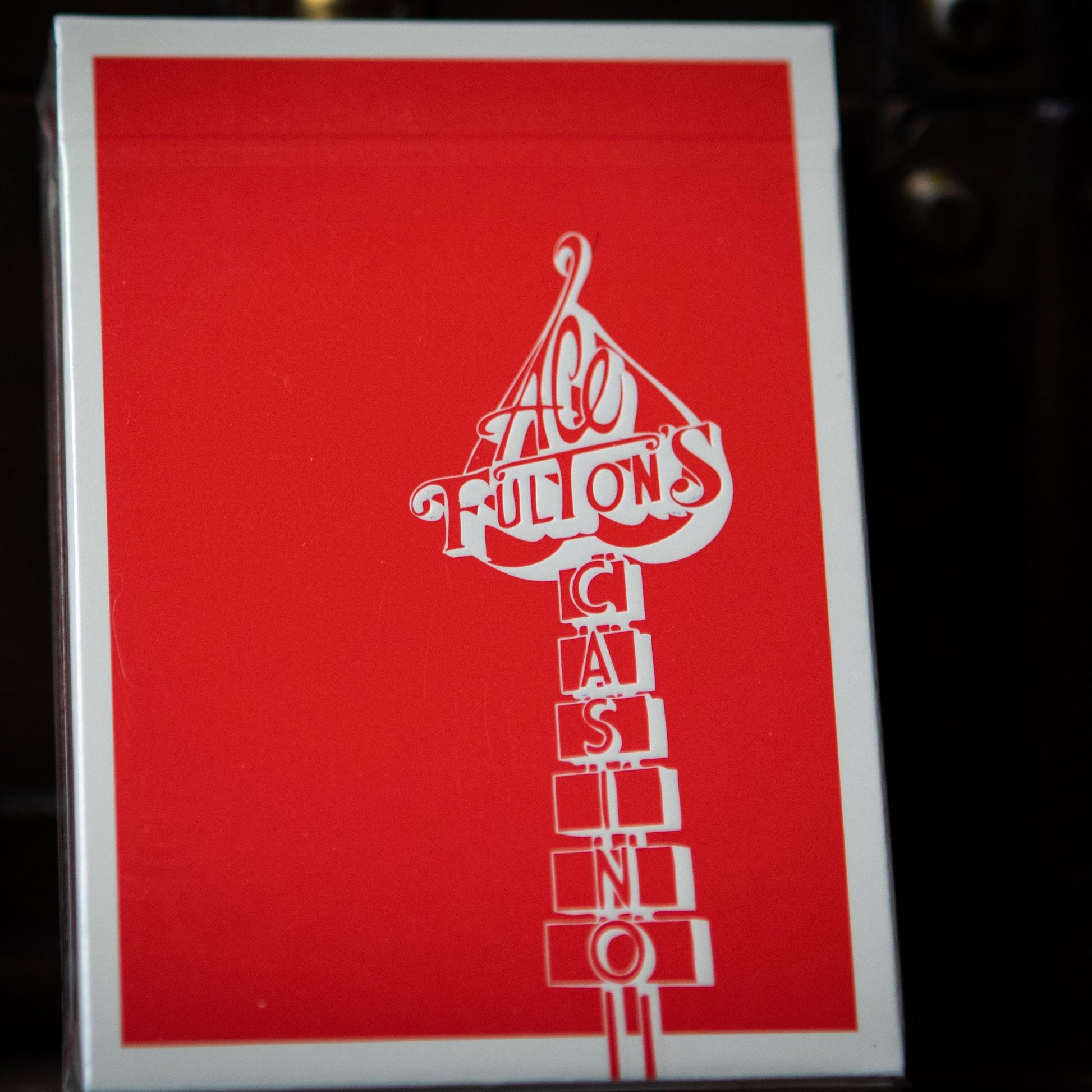Ace Fulton - Red-Playing Cards-Wondercraft