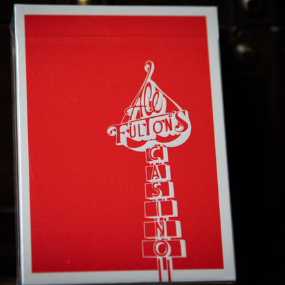 Ace Fulton - Red-Playing Cards-Wondercraft