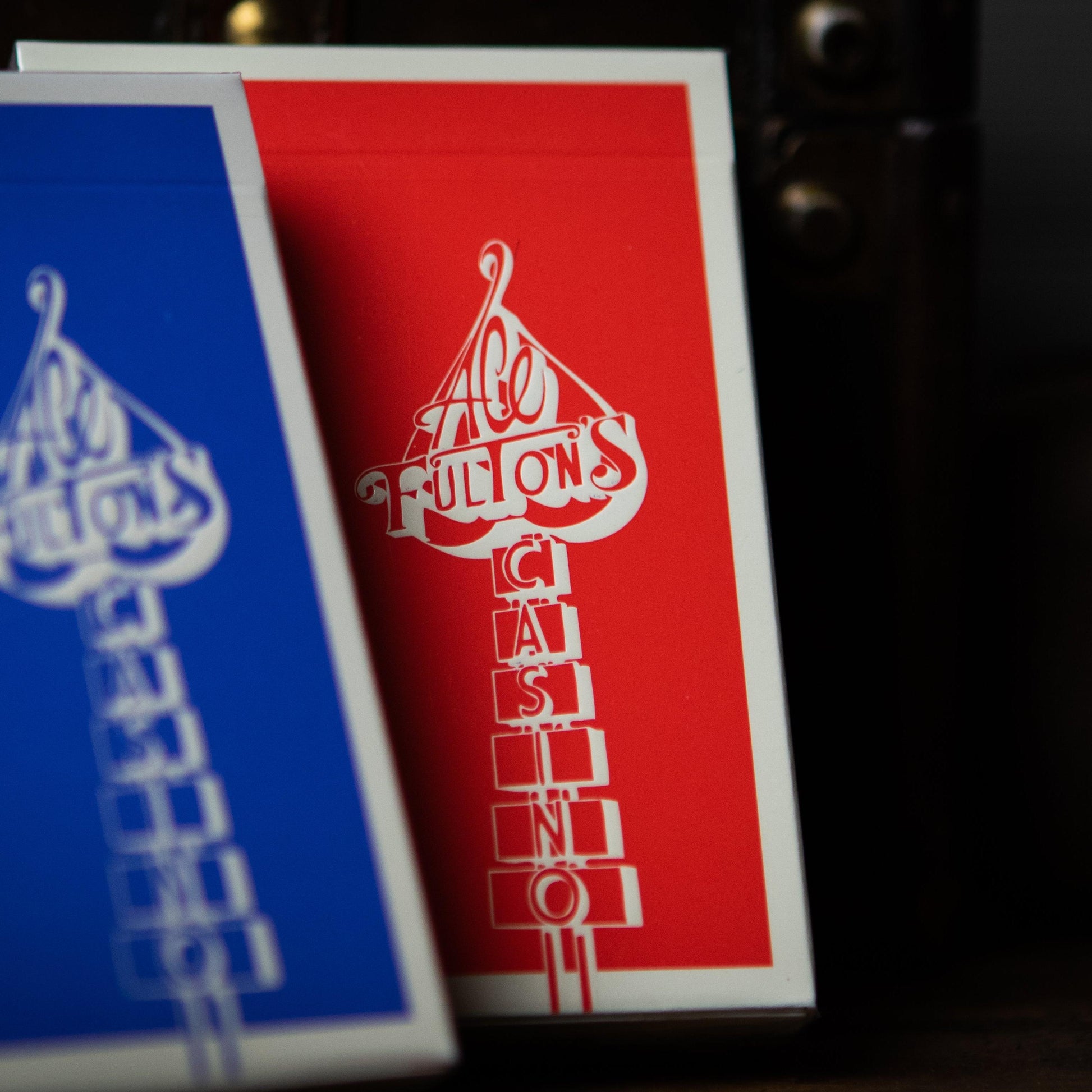 Ace Fulton - Red-Playing Cards-Wondercraft