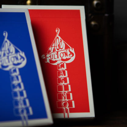 Ace Fulton - Red-Playing Cards-Wondercraft