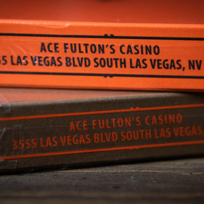 Ace Fulton - Sunset Orange-Playing Cards-Wondercraft