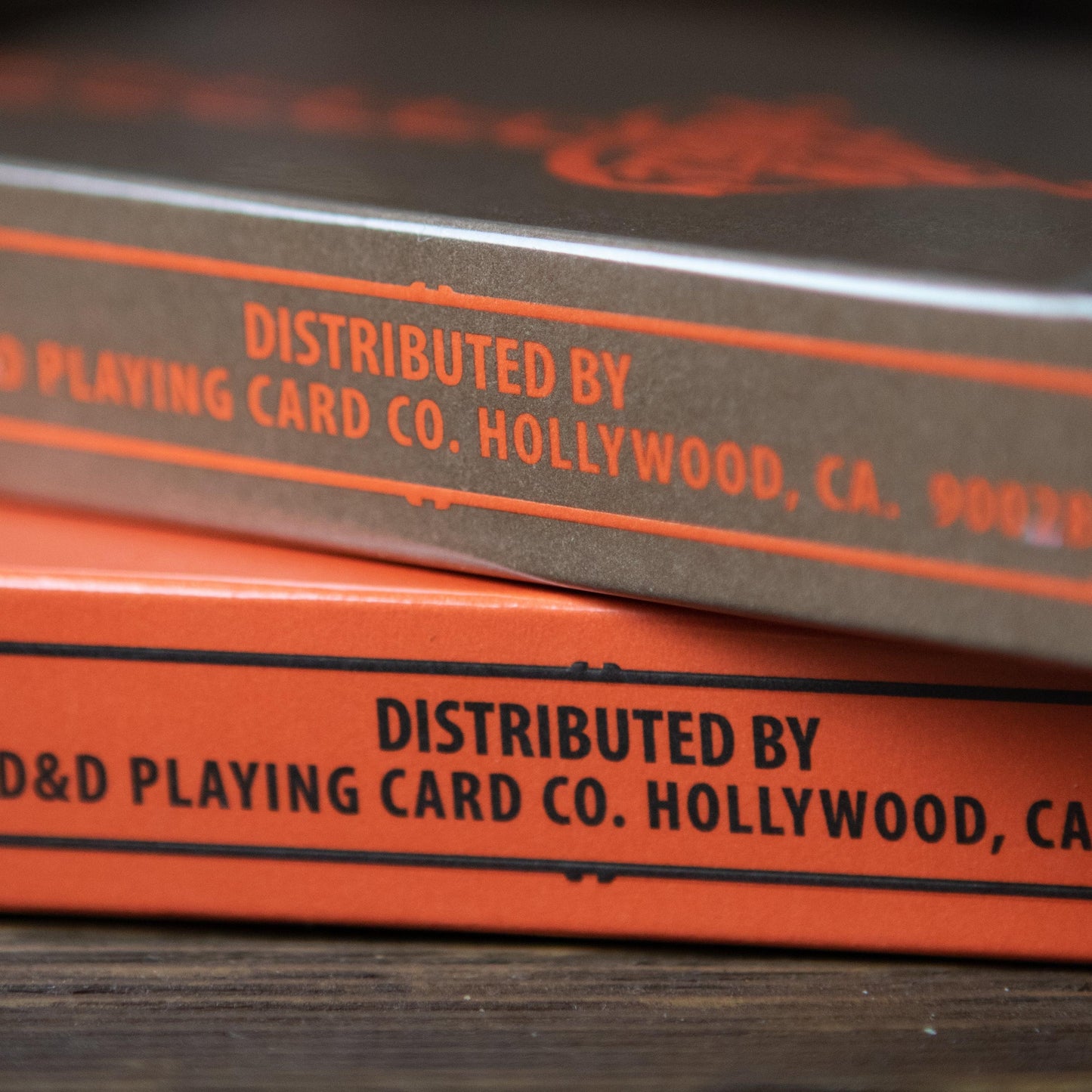 Ace Fulton - Sunset Orange-Playing Cards-Wondercraft