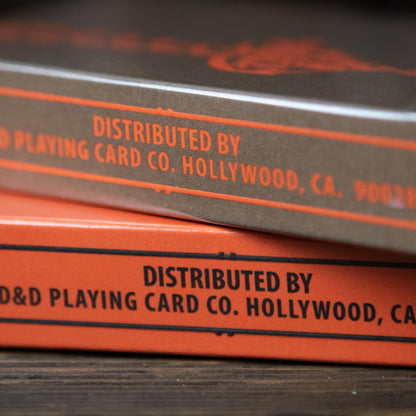 Ace Fulton - Sunset Orange-Playing Cards-Wondercraft