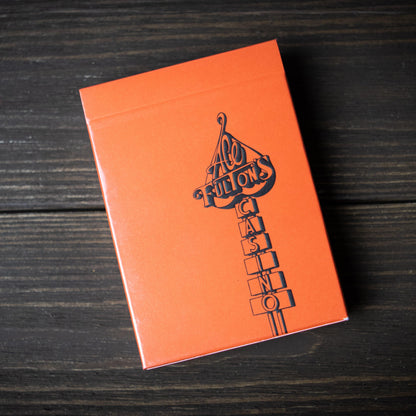 Ace Fulton - Sunset Orange-Playing Cards-Wondercraft