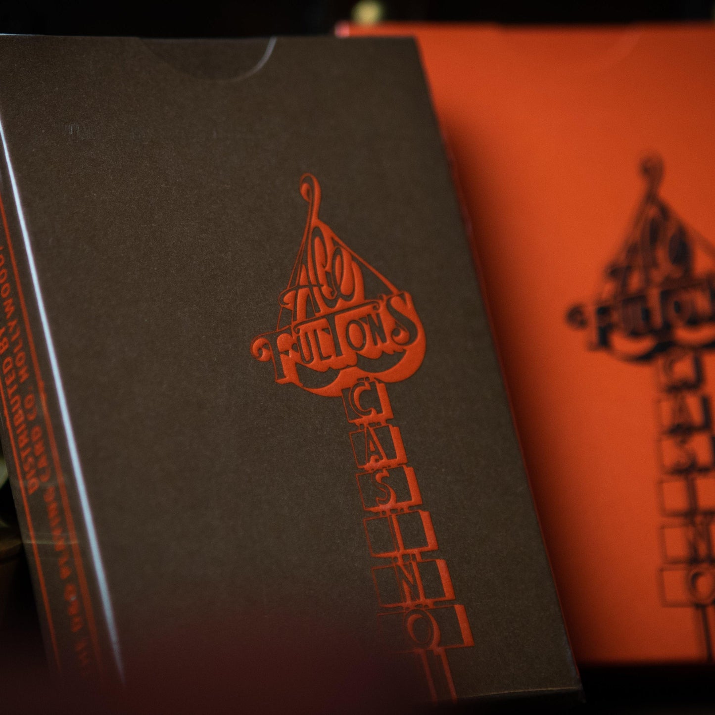 Ace Fulton - Tobacco Brown-Playing Cards-Wondercraft