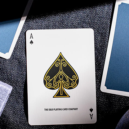 ACE FULTON'S CASINO COWBOY DENIM PLAYING CARDS-Playing Cards-Wondercraft
