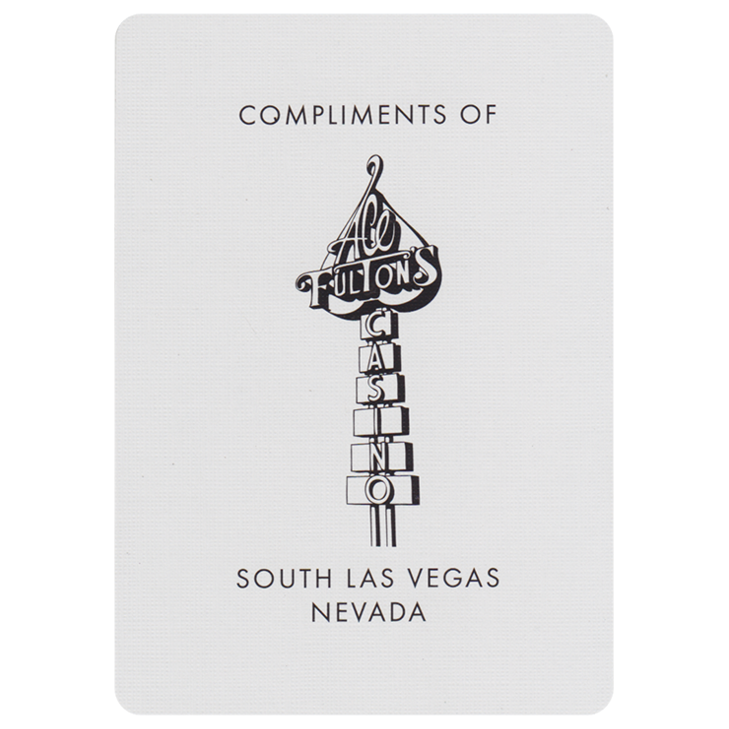 Ace Fulton's Casino, Vintage Back-Playing Cards-Wondercraft