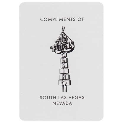 Ace Fulton's Casino, Vintage Back-Playing Cards-Wondercraft