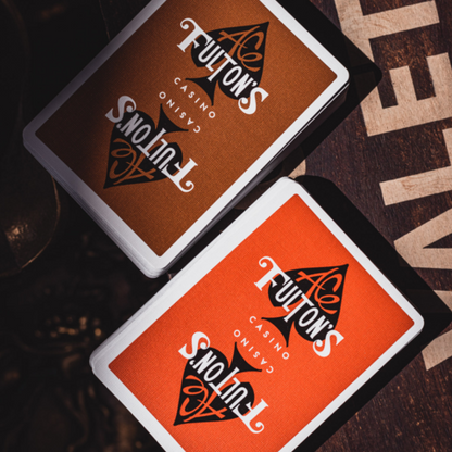 Ace Fulton's Casino, Vintage Back-Playing Cards-Wondercraft