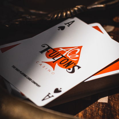 Ace Fulton's Casino, Vintage Back-Playing Cards-Wondercraft