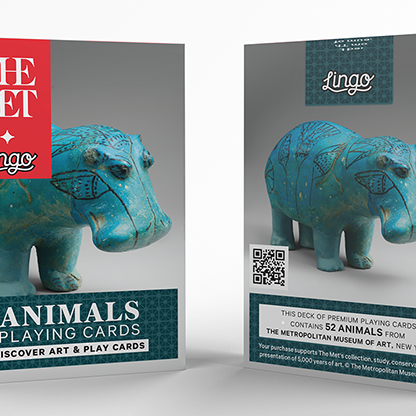 Animal Playing Cards-The Met x Lingo-Playing Cards-Wondercraft