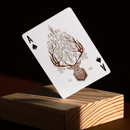 Antler Playing Cards (Persimmon) by Dan and Dave-Playing Cards-Wondercraft