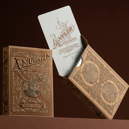 Antler Playing Cards (Persimmon) by Dan and Dave-Playing Cards-Wondercraft