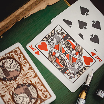 Antler Playing Cards (Persimmon) by Dan and Dave-Playing Cards-Wondercraft