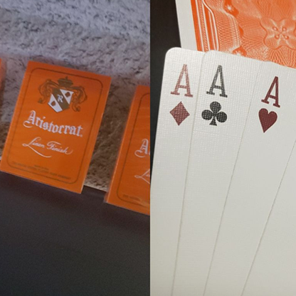 Aristocrat Orange Edition Playing Cards-Playing Cards-Wondercraft