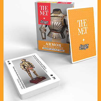 Armor Playing Cards-The Met x Lingo-Playing Cards-Wondercraft