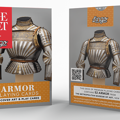 Armor Playing Cards-The Met x Lingo-Playing Cards-Wondercraft