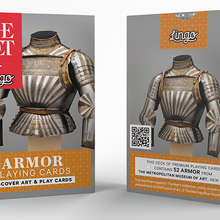 Armor Playing Cards-The Met x Lingo-Playing Cards-Wondercraft