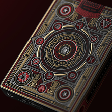 Avengers: Red Edition Playing Cards by theory11-Playing Cards-Wondercraft