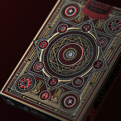Avengers: Red Edition Playing Cards by theory11-Playing Cards-Wondercraft