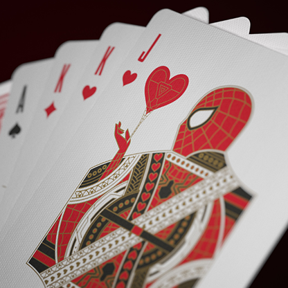 Avengers: Red Edition Playing Cards by theory11-Playing Cards-Wondercraft