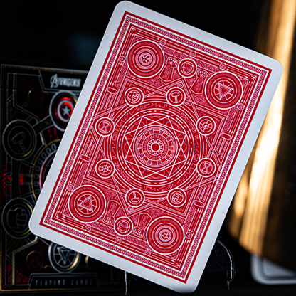 Avengers: Red Edition Playing Cards by theory11-Playing Cards-Wondercraft