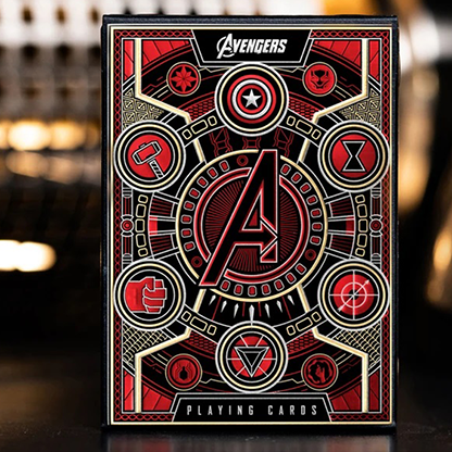 Avengers: Red Edition Playing Cards by theory11-Playing Cards-Wondercraft