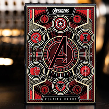 Avengers: Red Edition Playing Cards by theory11-Playing Cards-Wondercraft