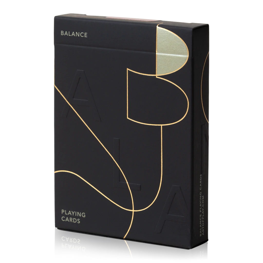 Balance, Black Edition, Art of Play-Playing Cards-Wondercraft